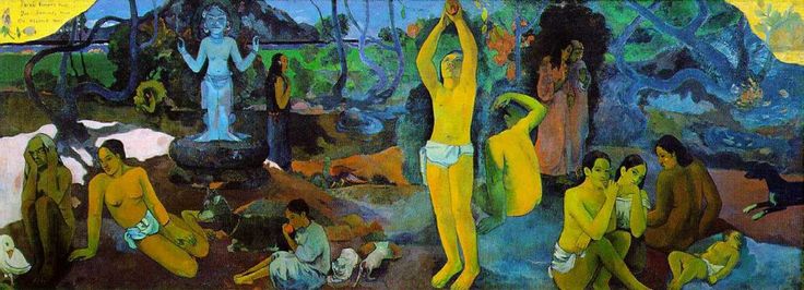 Paul Gaugin, D'où venons-nous? Que sommes-nous? Où allons-nous? (Var kommer vi från? Vad är vi? Var är vi på väg?) 1897.